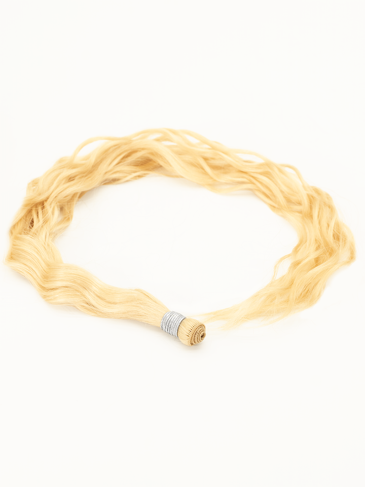22" Hand Tied Weft - Blended Waves - Individual Weft