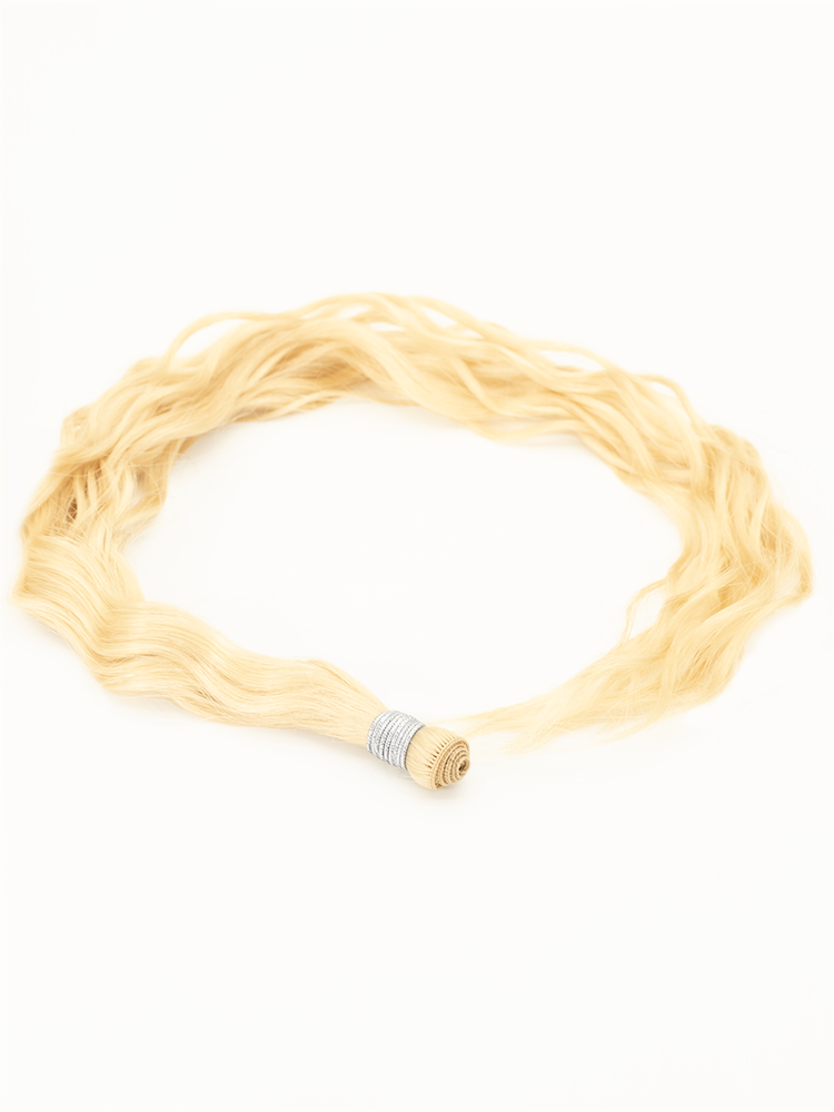 22" Hand Tied Weft - Blended Waves - Individual Weft
