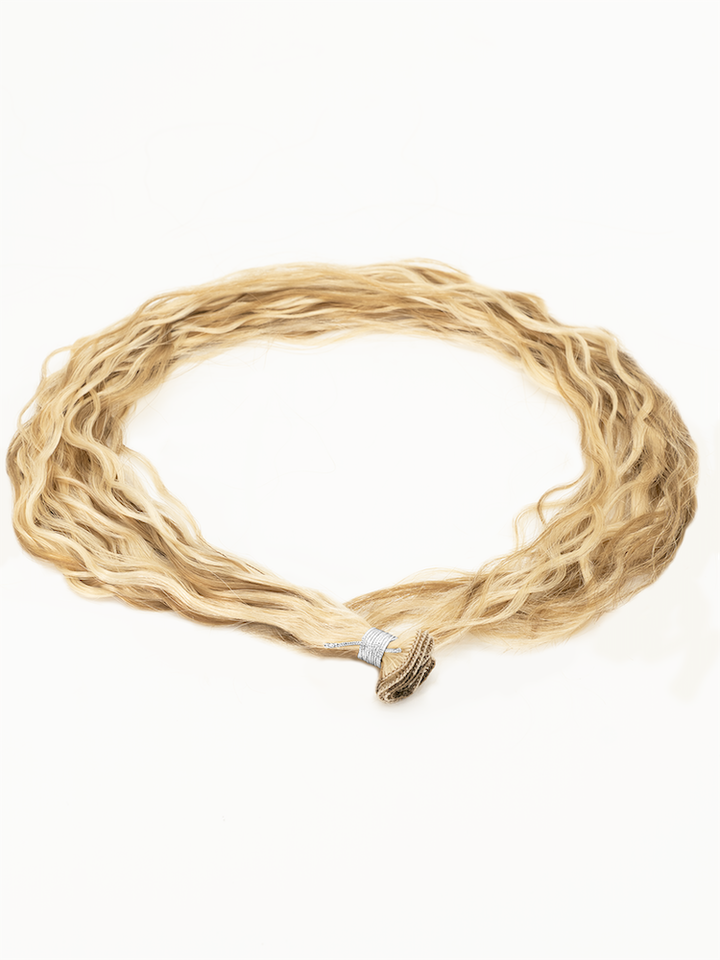 22" Hand Tied Weft - Blended Waves - Individual Weft