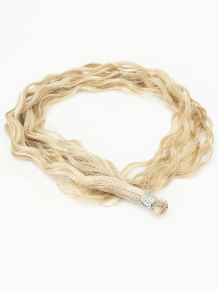 22" Hand Tied Weft - Blended Waves - Individual Weft