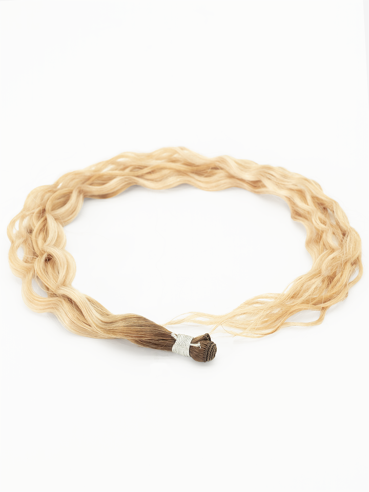 22" Hand Tied Weft - Blended Waves - Individual Weft