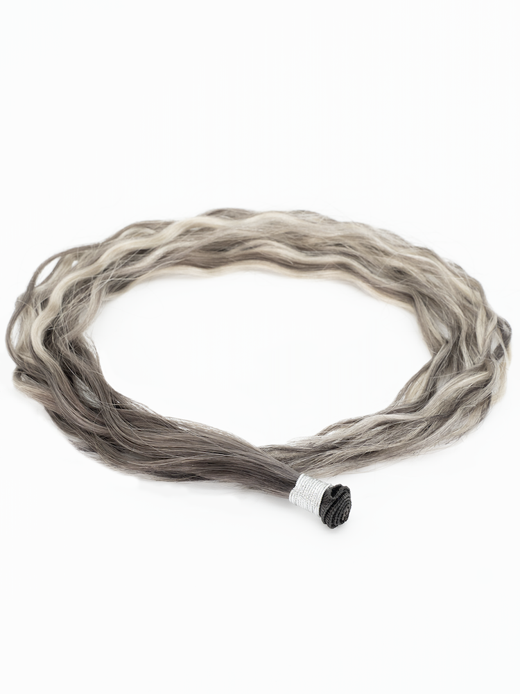 22" Hand Tied Weft - Blended Waves - Individual Weft