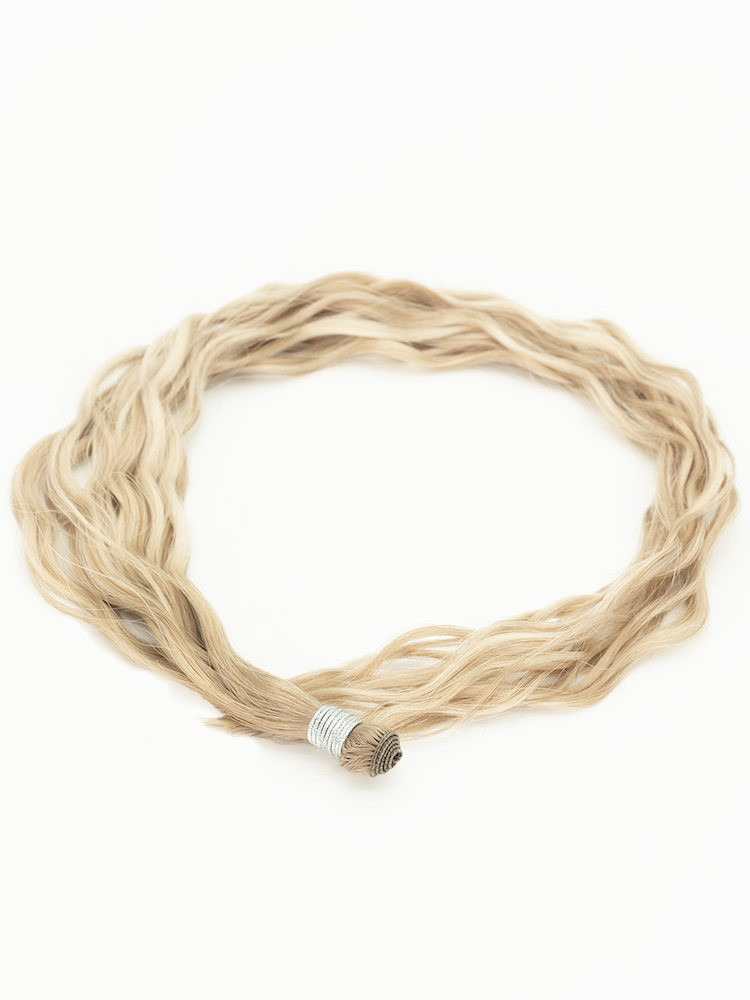 22" Hand Tied Weft - Blended Waves - Individual Weft