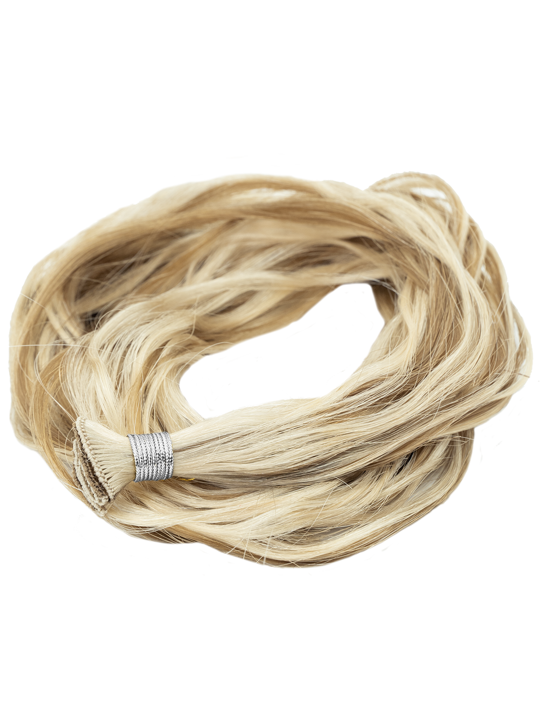 22" Hand Tied Weft - Blended Waves - Individual Weft