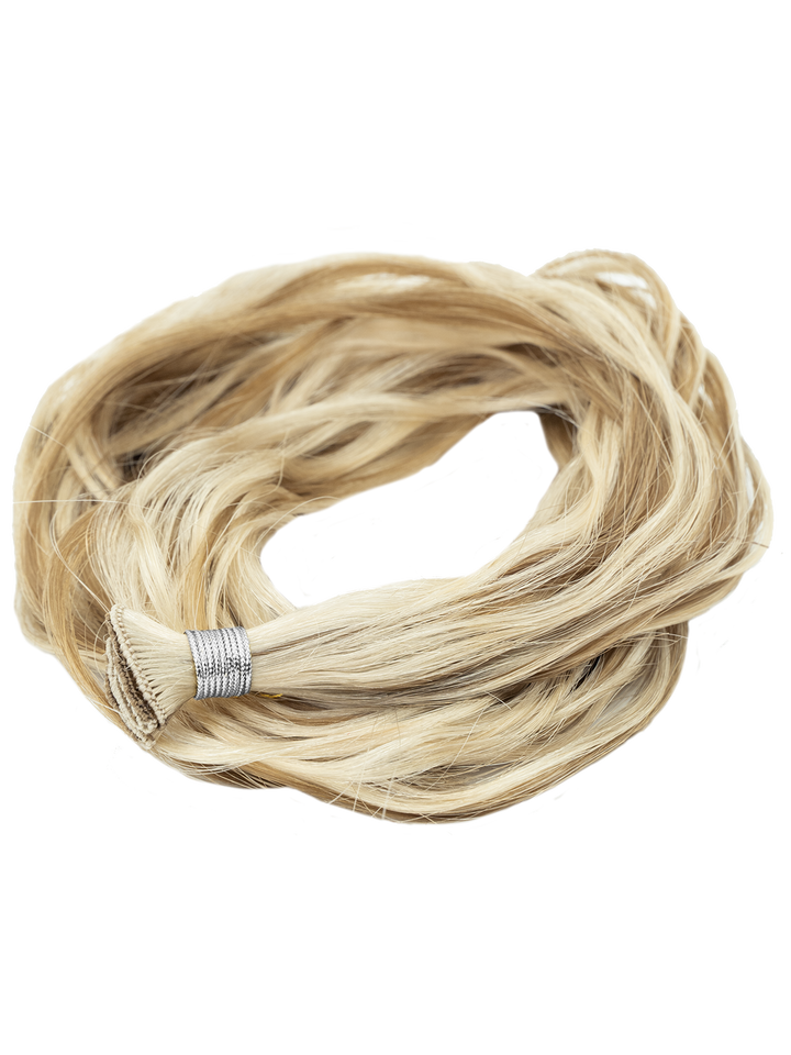 22" Hand Tied Weft - Blended Waves - Individual Weft