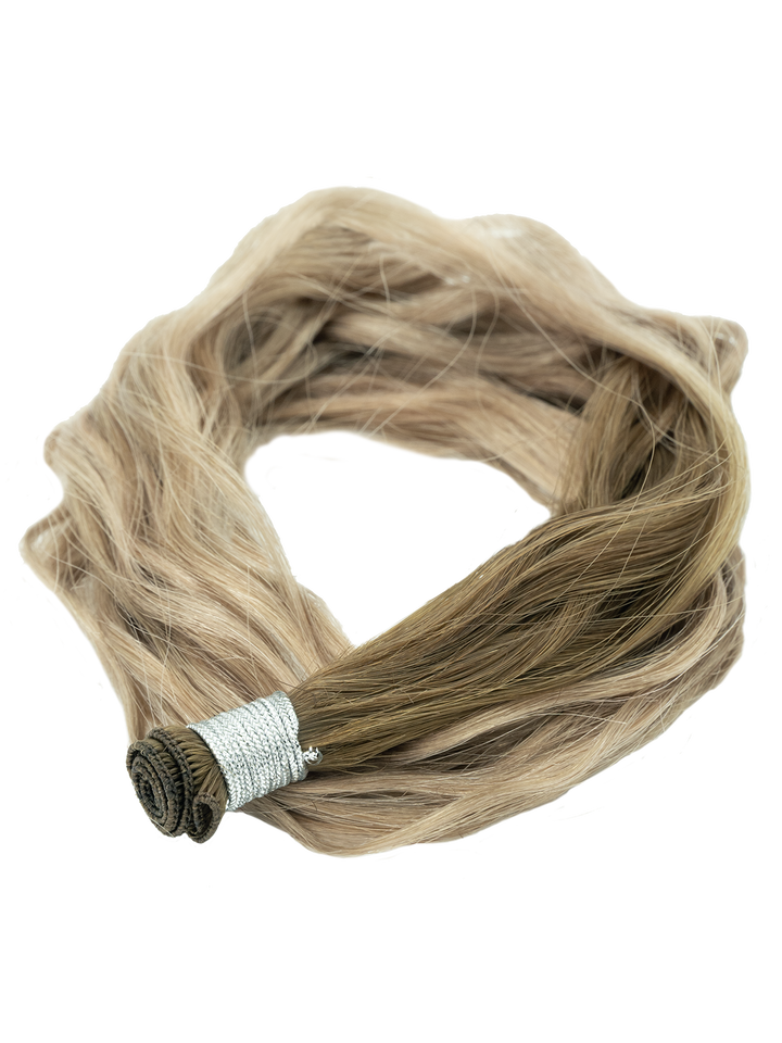22" Hand Tied Weft - Blended Waves - Individual Weft