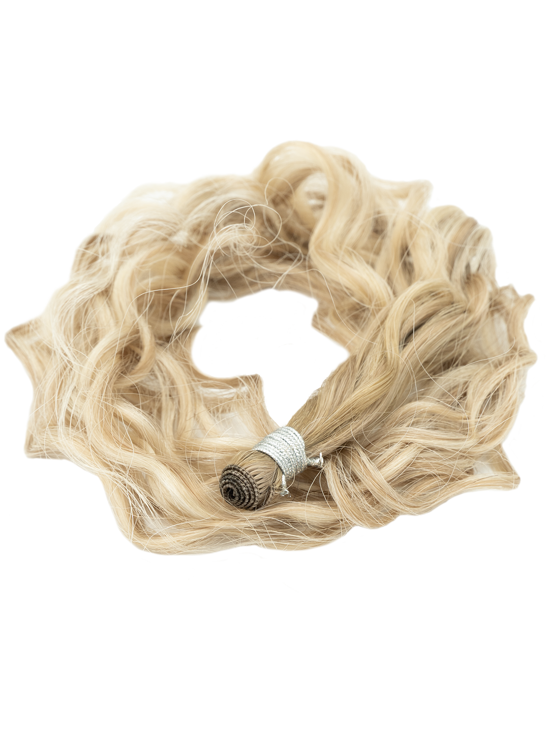 22" Hand Tied Weft - Blended Waves - Individual Weft