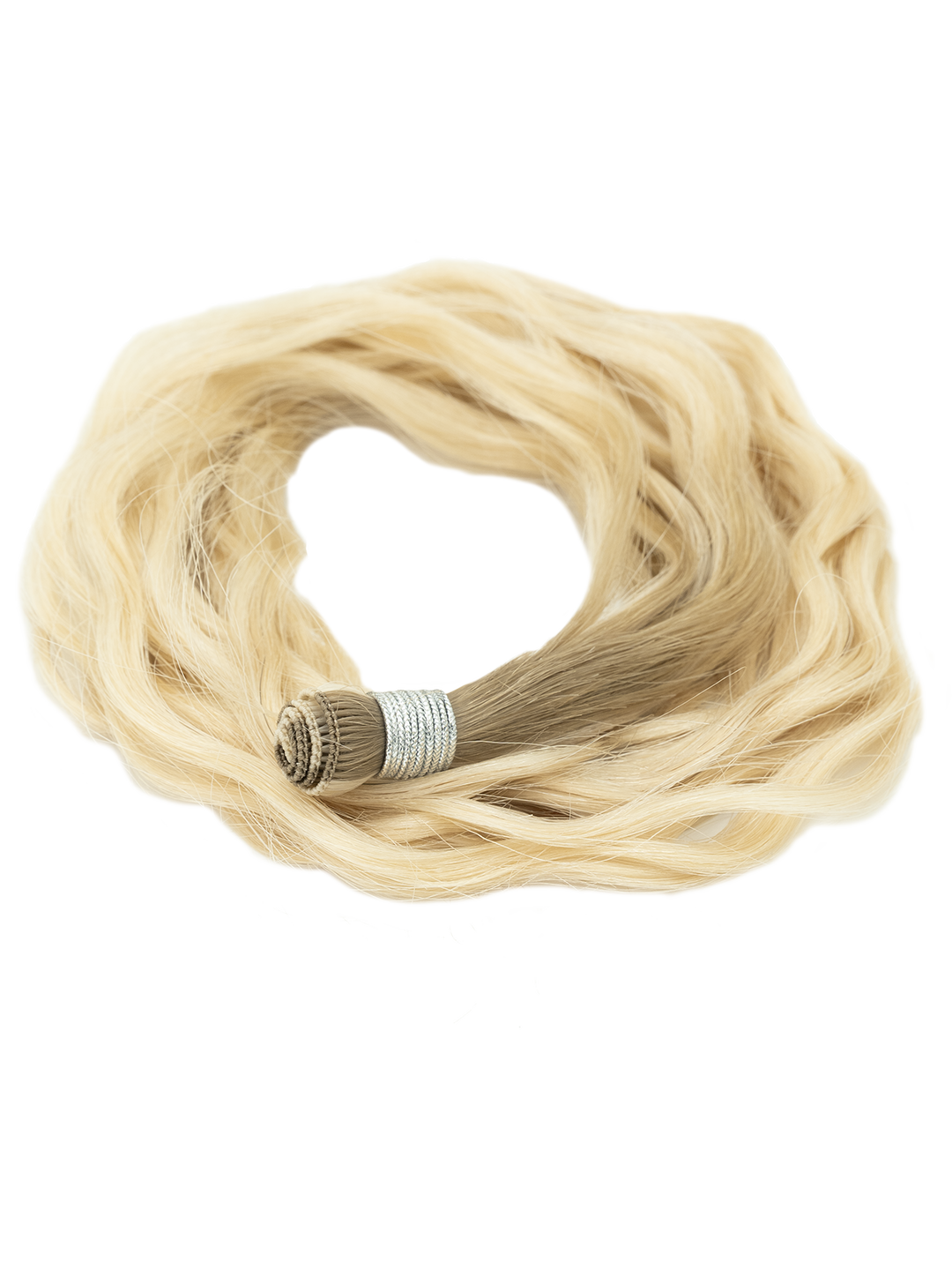 22" Hand Tied Weft - Blended Waves - Individual Weft