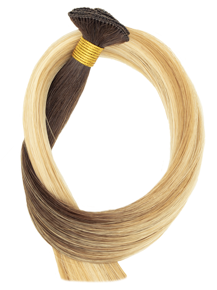 Bohyme Private Reserve Individual Hand Tied Weft Silky Straight - 22" Color R4/18/BL22