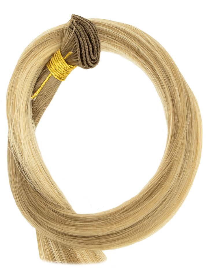 Bohyme Luxe Individual Hand Tied Weft Silky Straight - 14" Color R8A/8A/BL22