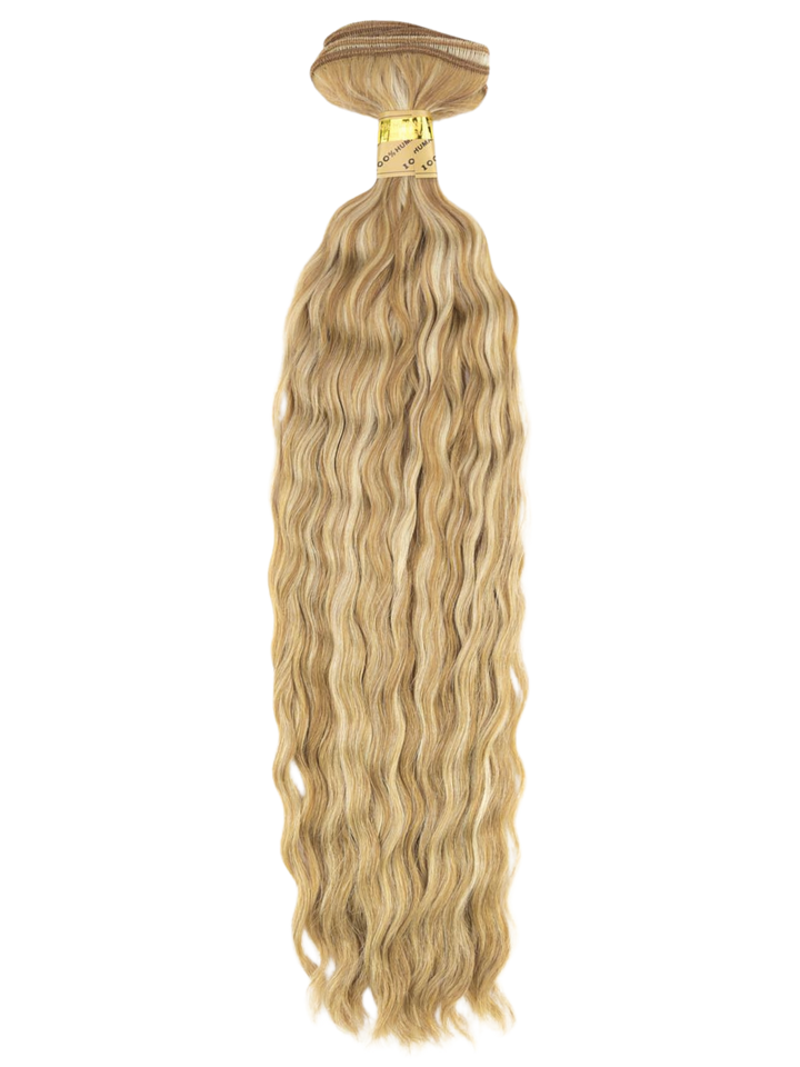 14" Machine Tied Weft - Deep Wave