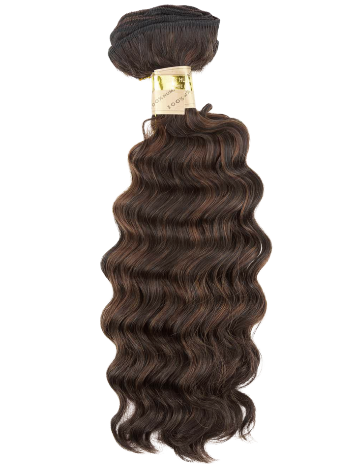 14" Machine Tied Weft - Deep Wave