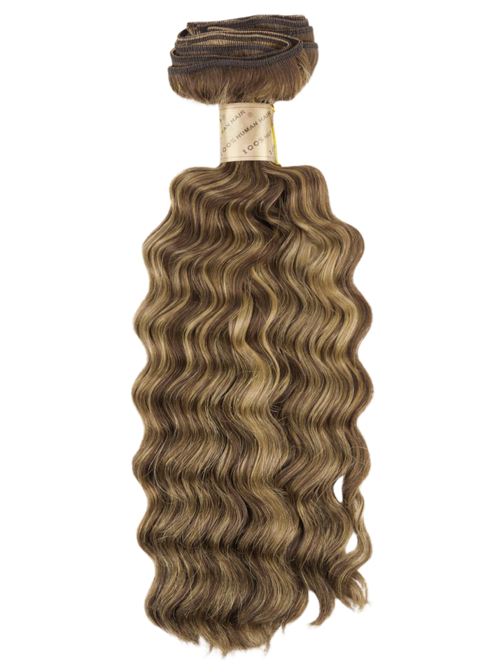 14" Machine Tied Weft - Deep Wave