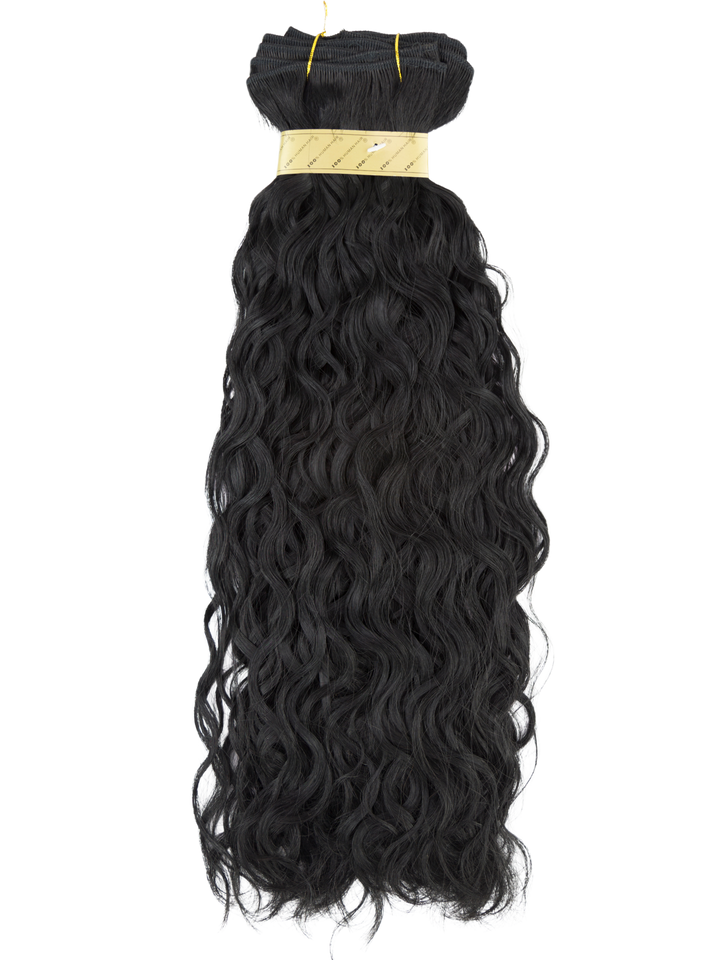18" Machine Tied Weft - French Refined Wave