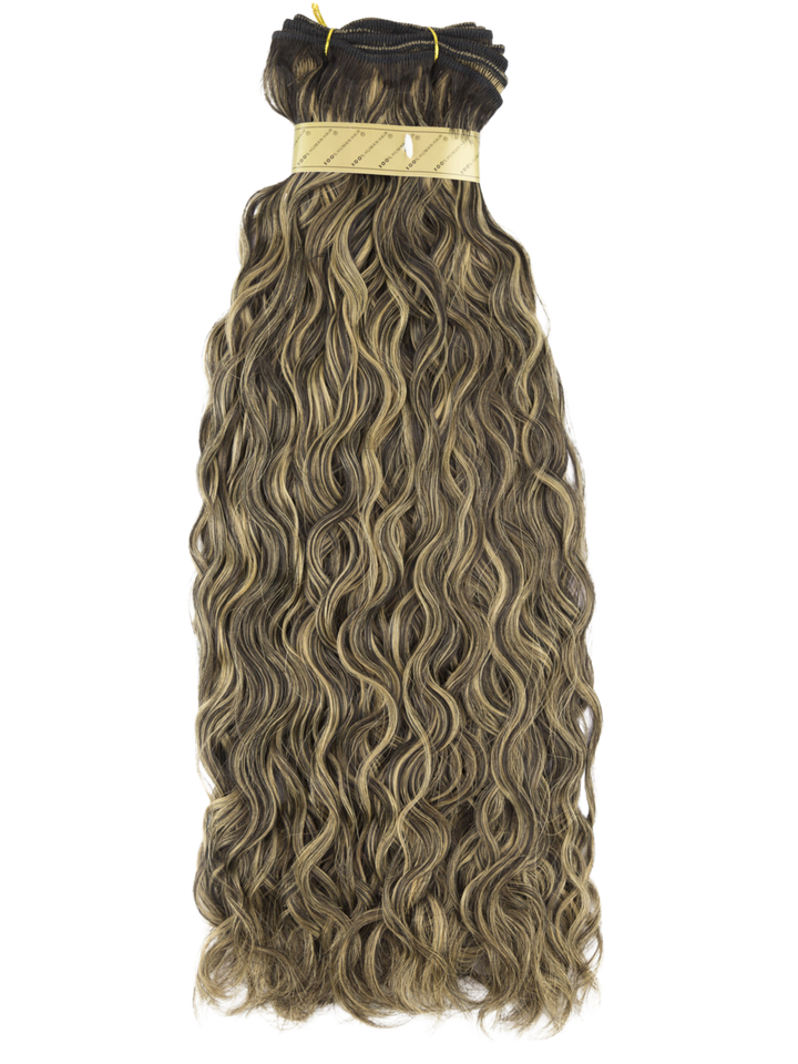 14" Machine Tied Weft - French Refined Wave