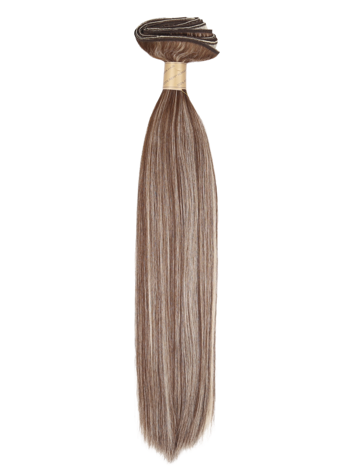 14" Machine Tied Weft - Silky Straight