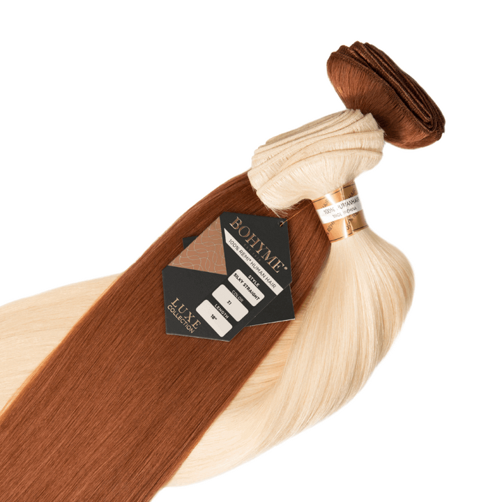 Bohyme Luxe 16" Machine Tied Weft - Silky Straight - Simply Hair Co.