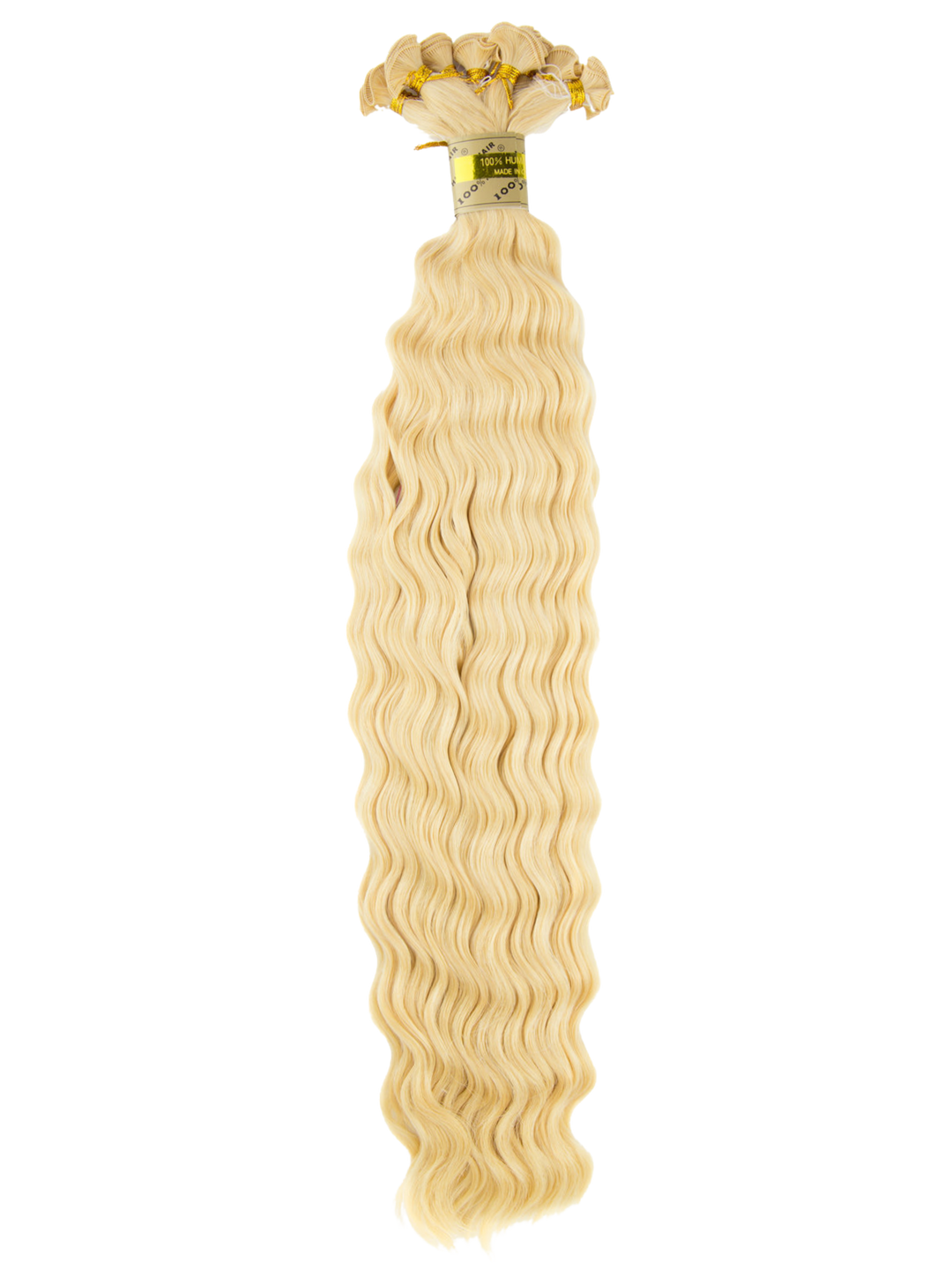 22" Hand Tied Weft - Deep Wave