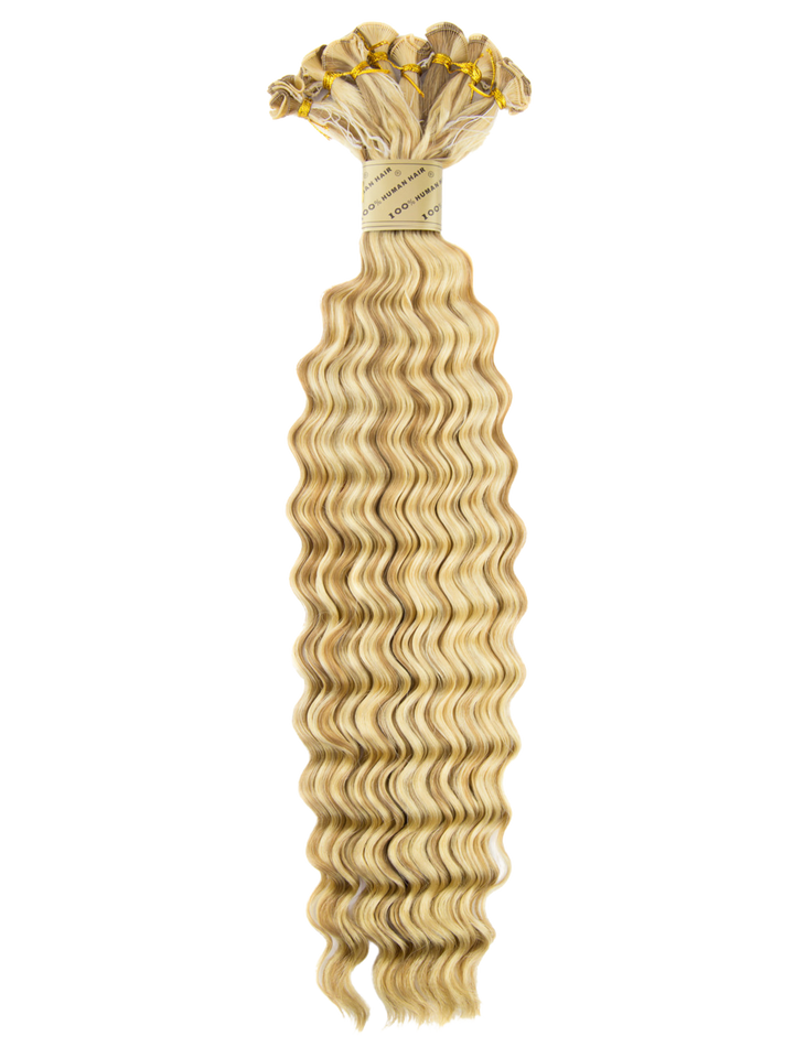 22" Hand Tied Weft - Deep Wave - Individual Weft