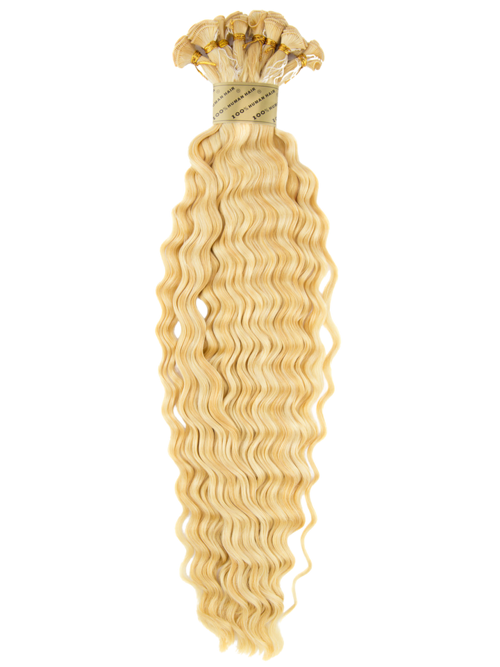 22" Hand Tied Weft - Deep Wave - Individual Weft