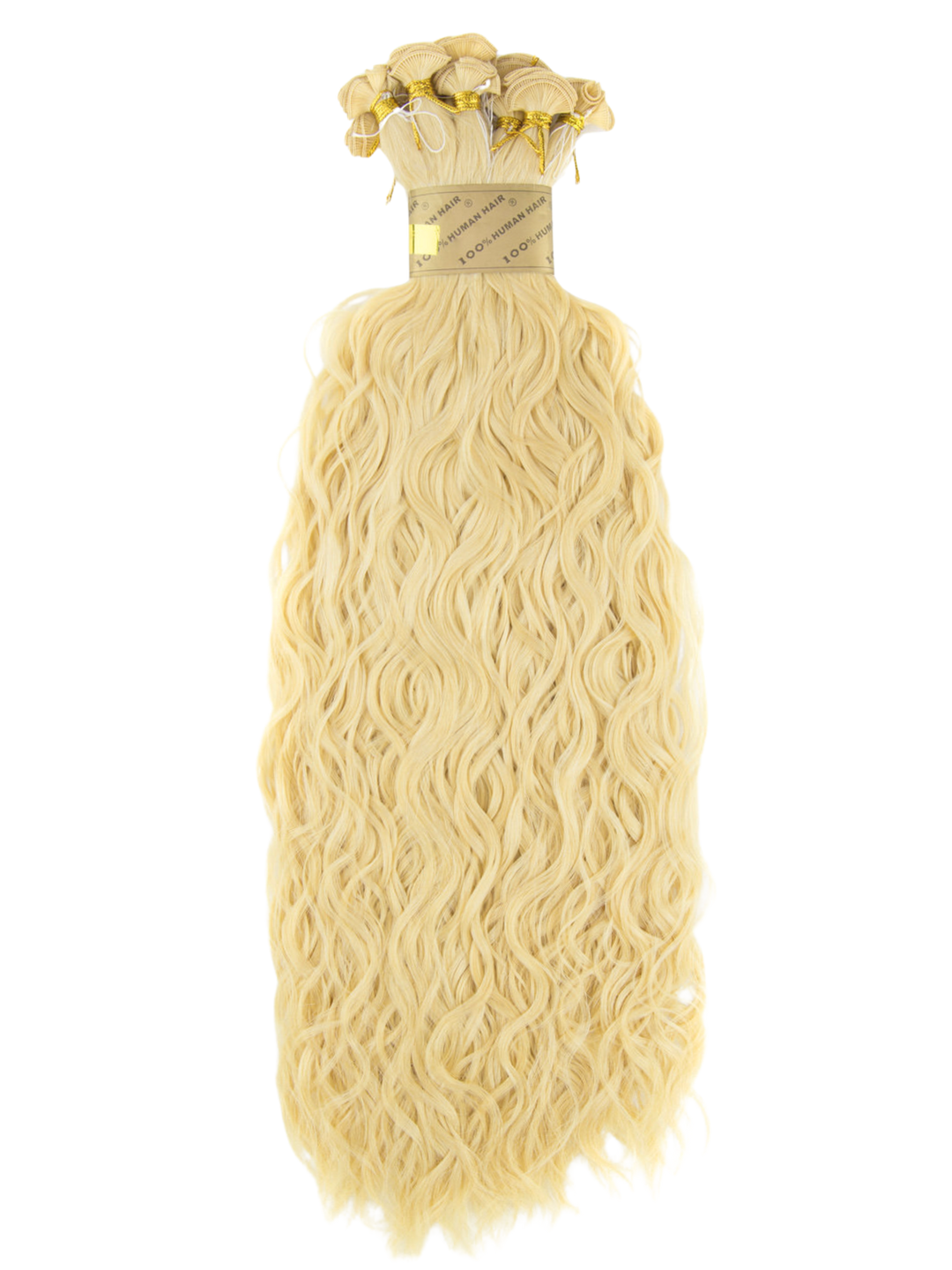 22" Hand Tied Weft - French Refined Wave - Individual Weft