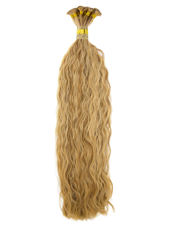 22" Hand Tied Weft - French Refined Wave - Individual Weft