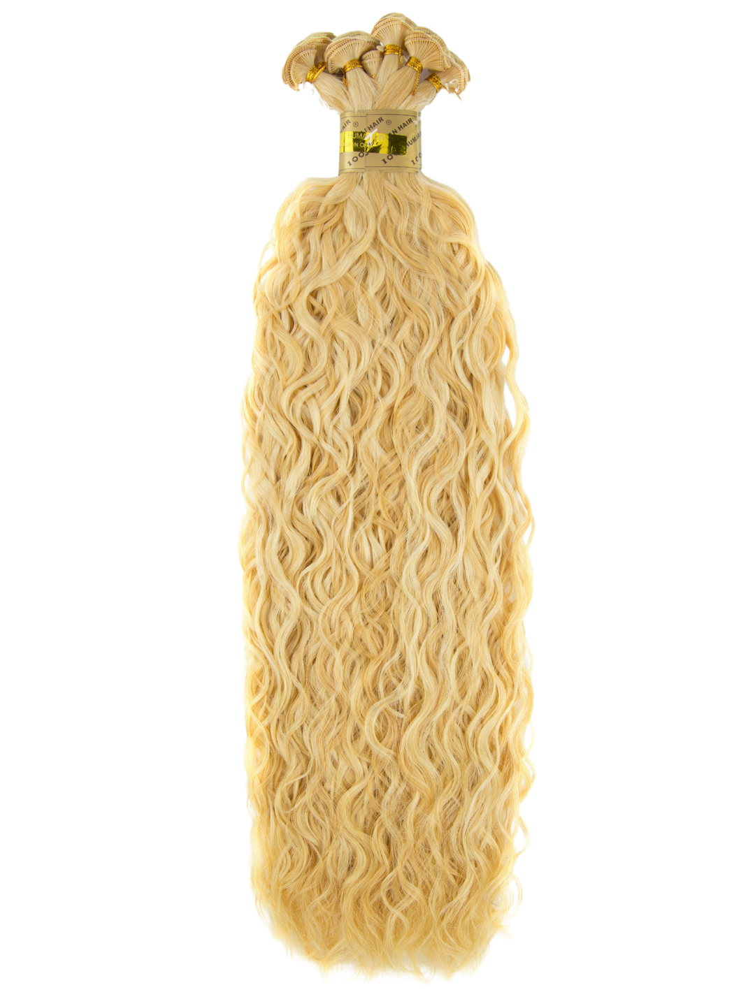 18" Hand Tied Weft - French Refined Wave - Individual Weft