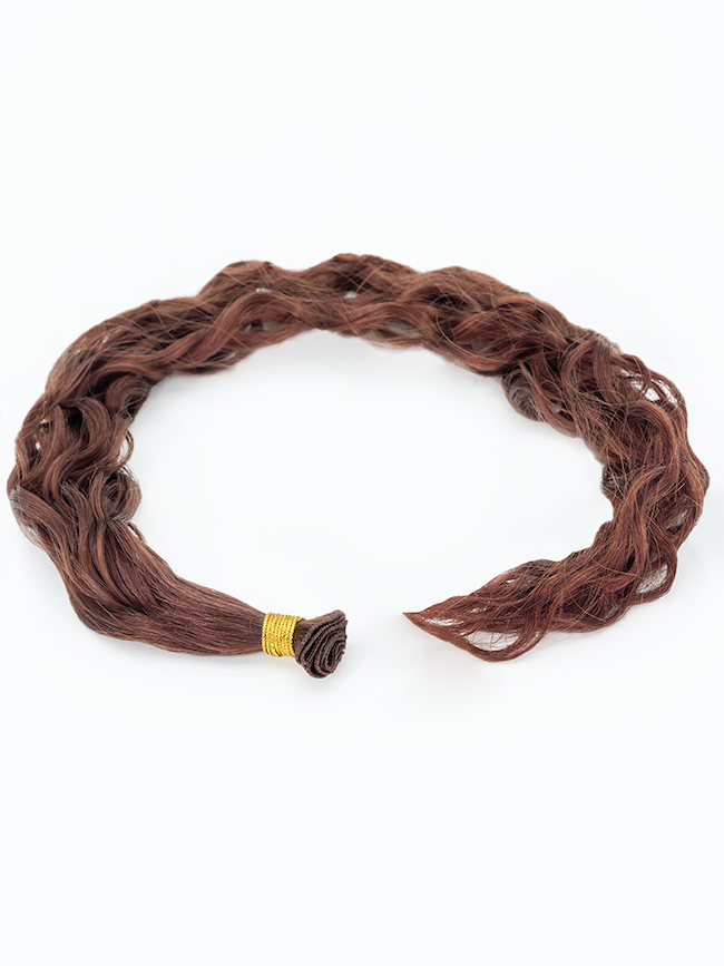 18" Hand Tied Weft - French Refined Wave - Individual Weft