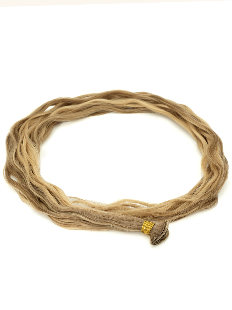 22" Hand Tied Weft - French Refined Wave - Individual Weft