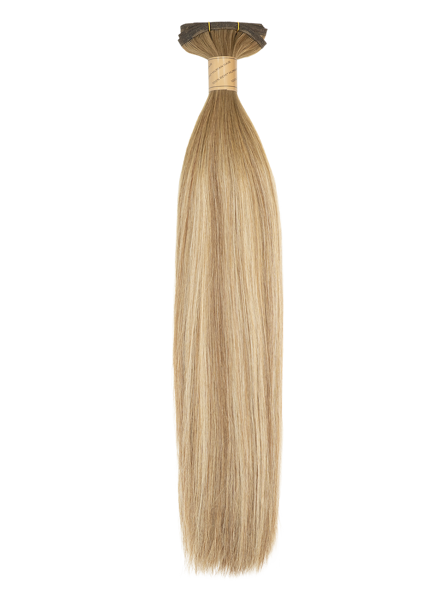 Bohyme Luxe Silky Straight Seamless Weft – Halv pakke