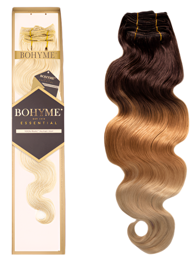 Bohyme Essential 7-delt Clip-ins - Body Wave
