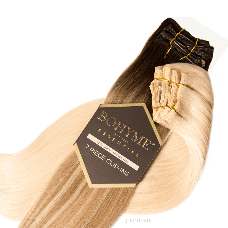 Bohyme Essential 22" - 26" 7 Piece Clip-Ins - Silky Straight - Simply Hair Co.