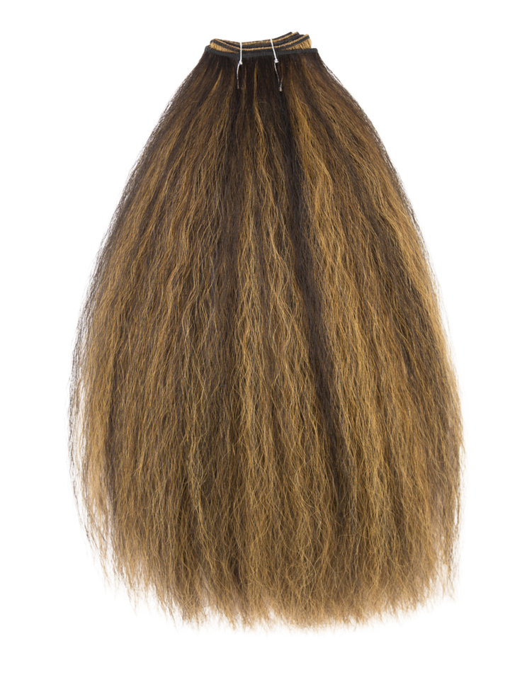 14" Machine Tied Weft - Textured Brazilian Wave