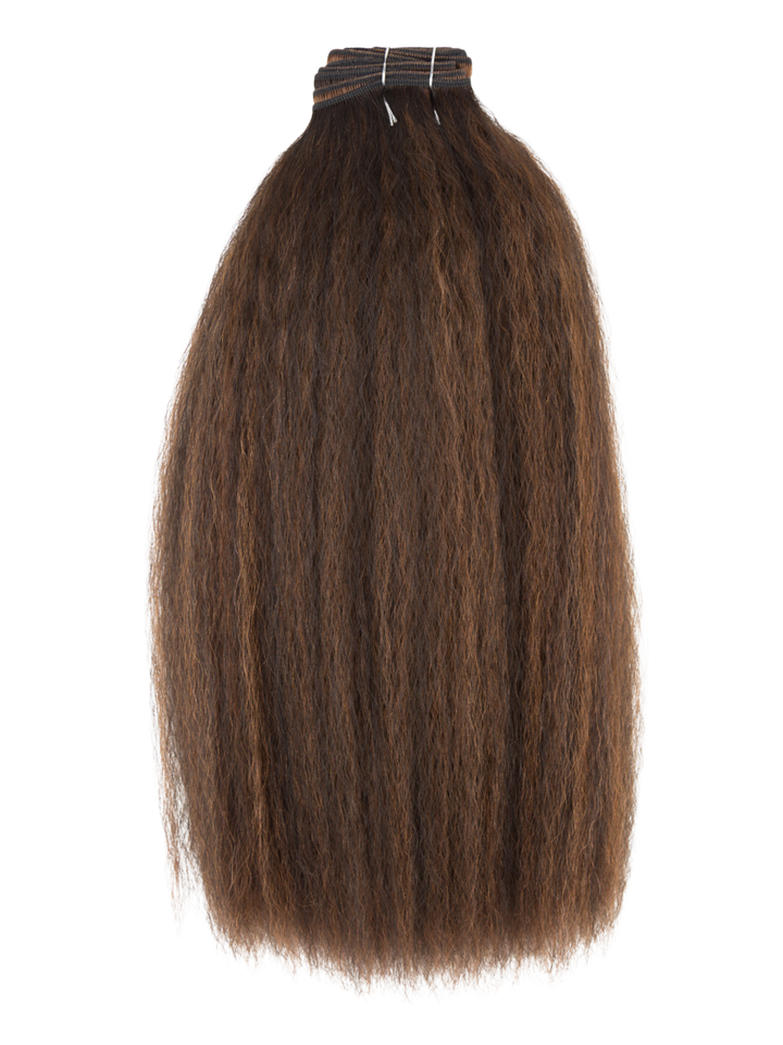 14" Machine Tied Weft - Textured Brazilian Wave