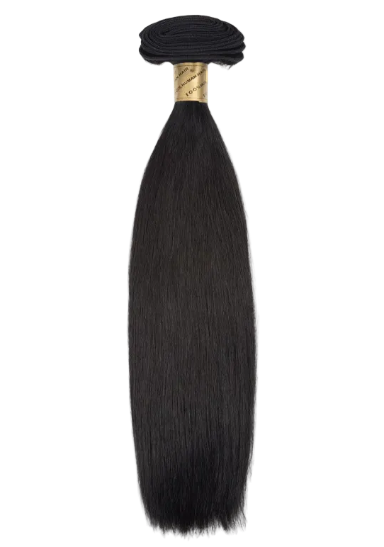 16" Machine Tied Weft - Silky Straight