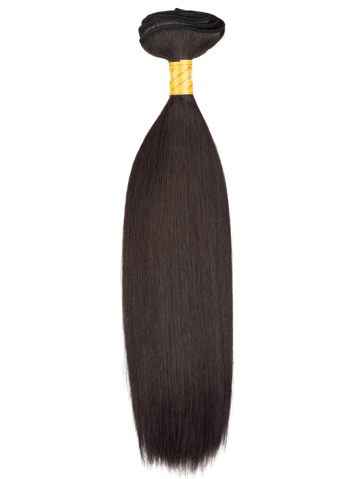 14" Machine Tied Weft - Silky Straight