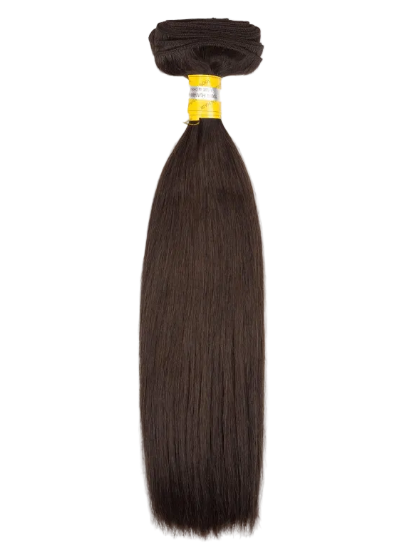 16" Machine Tied Weft - Silky Straight