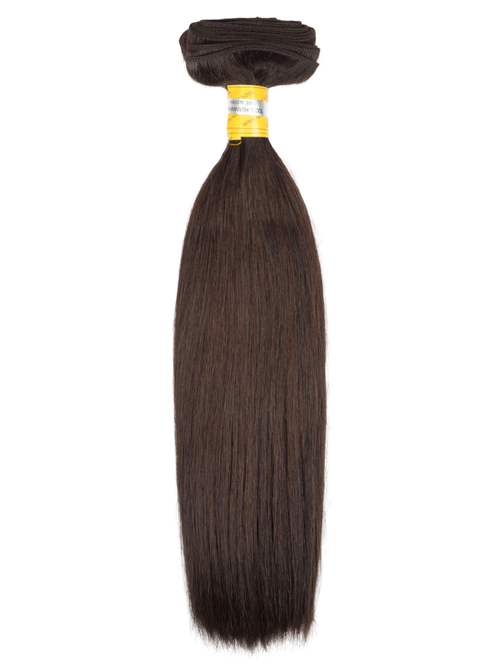 12" Machine Tied Weft - Silky Straight