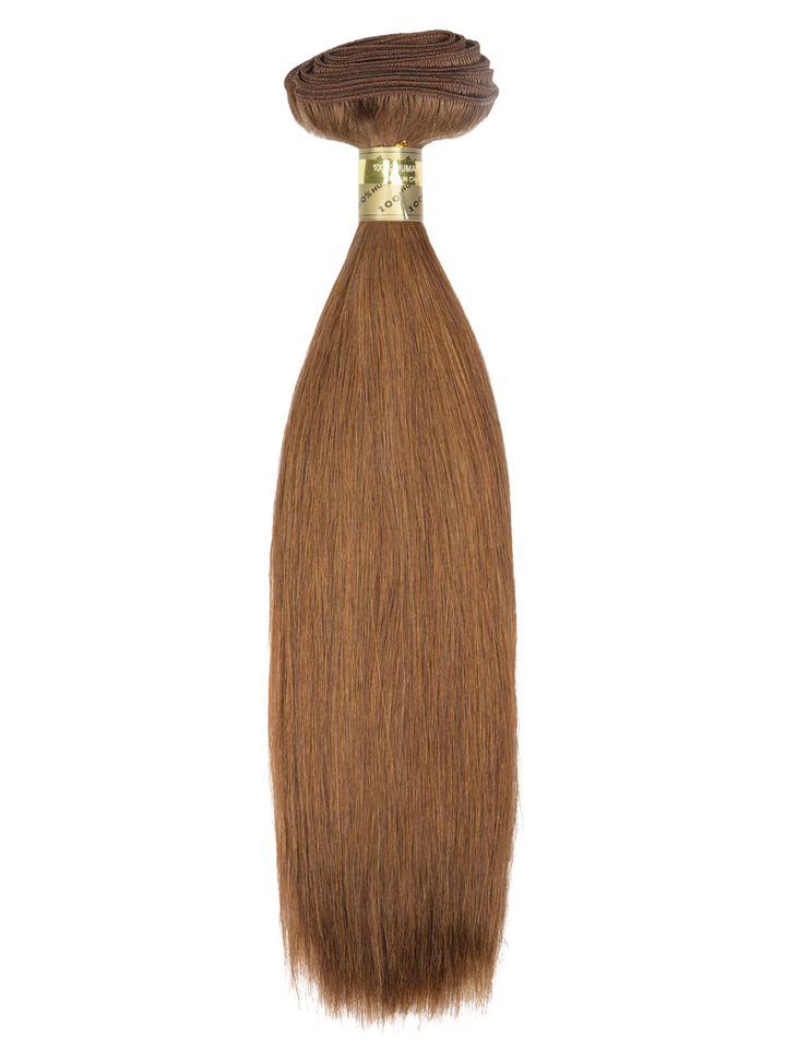 12" Machine Tied Weft - Silky Straight