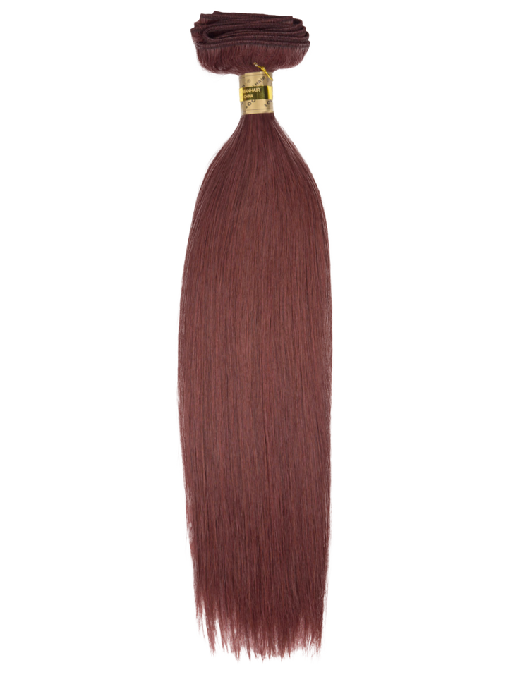 18" Machine Tied Weft - Silky Straight - Half Pack