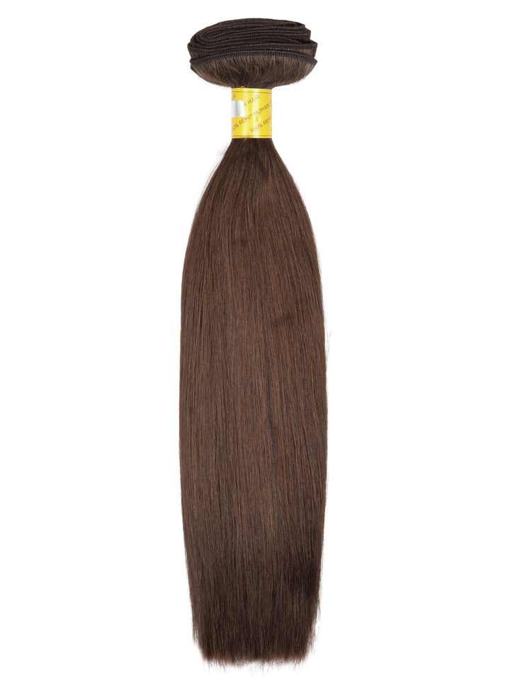 14" Machine Tied Weft - Textured Velvet Straight