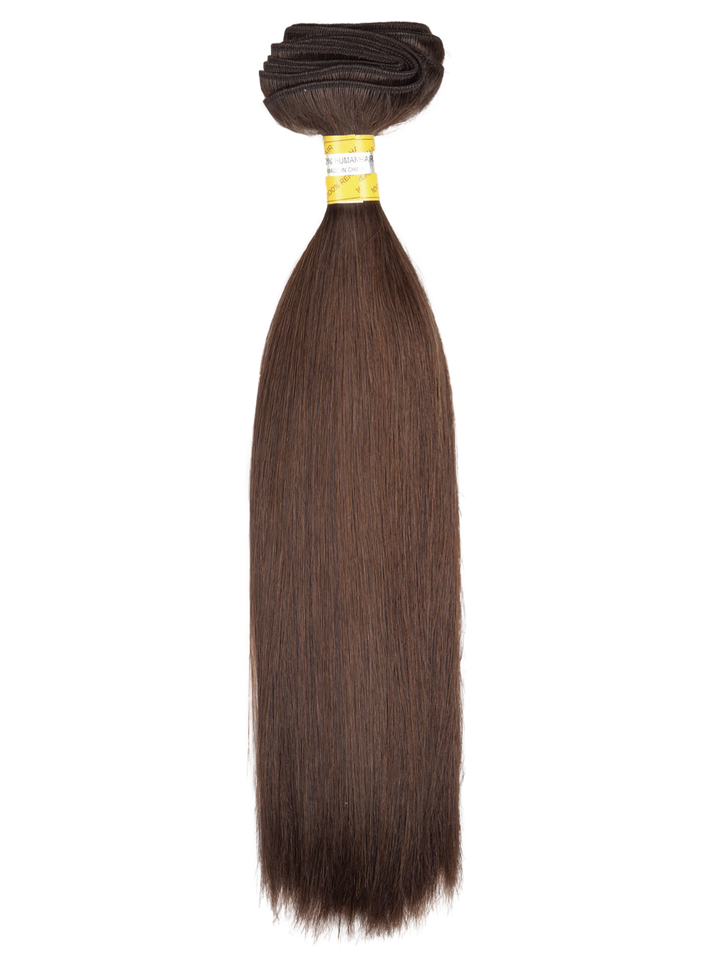 12" Machine Tied Weft - Silky Straight