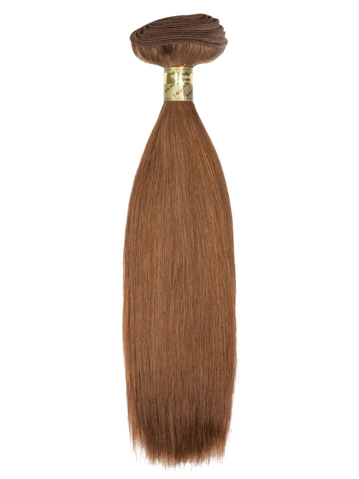 14" Machine Tied Weft - Silky Straight