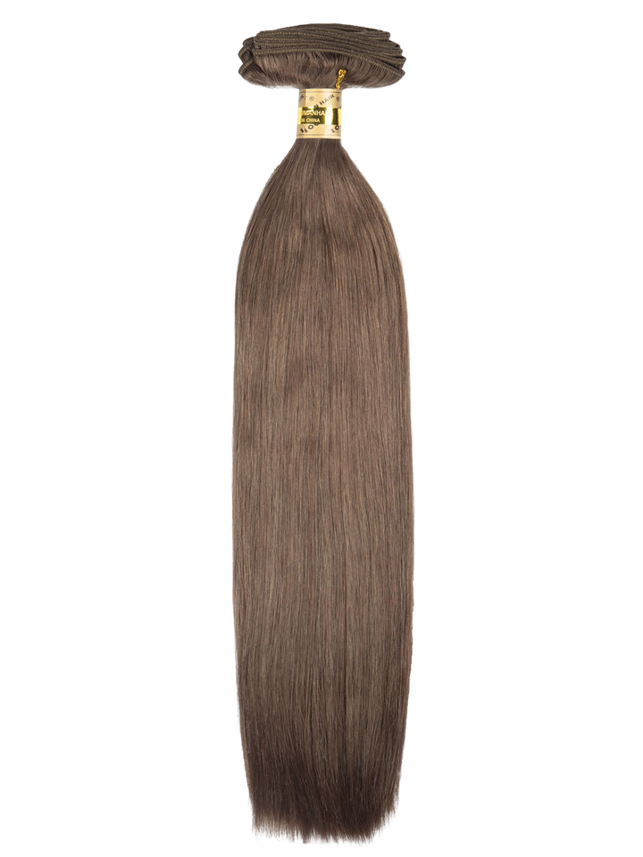 18" Machine Tied Weft - Silky Straight - Half Pack