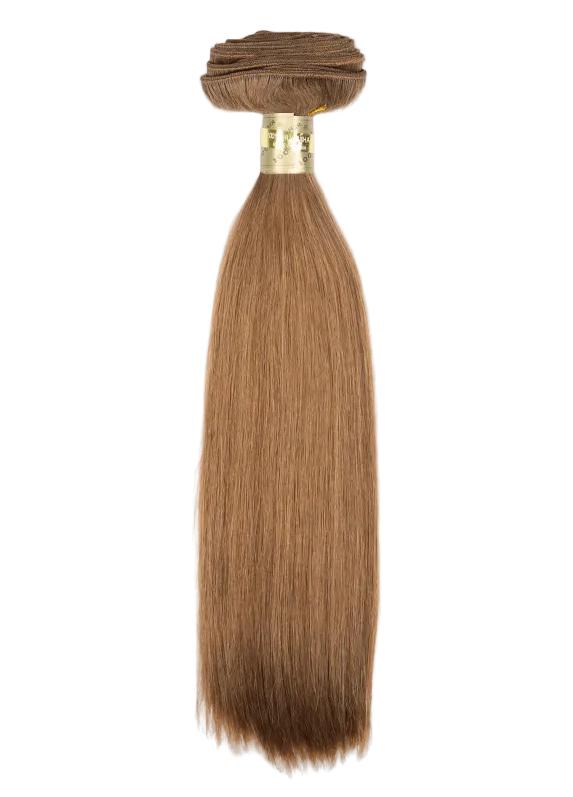 16" Machine Tied Weft - Silky Straight