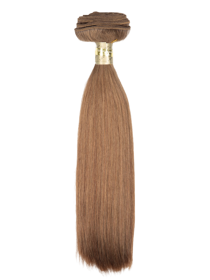 14" Machine Tied Weft - Textured Velvet Straight
