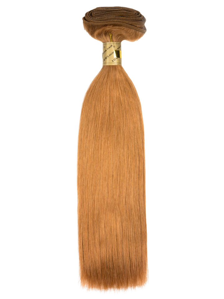 18" Machine Tied Weft - Silky Straight - Half Pack