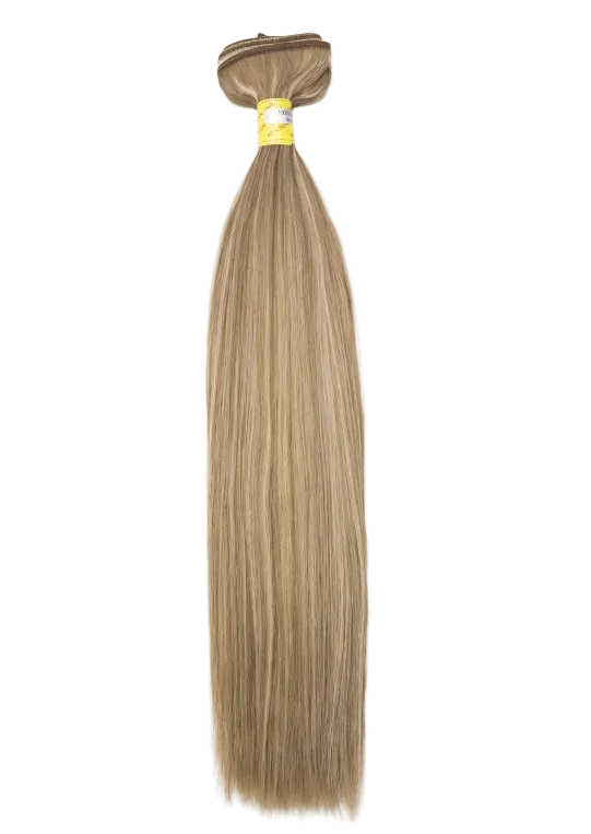 14" Machine Tied Weft - Silky Straight