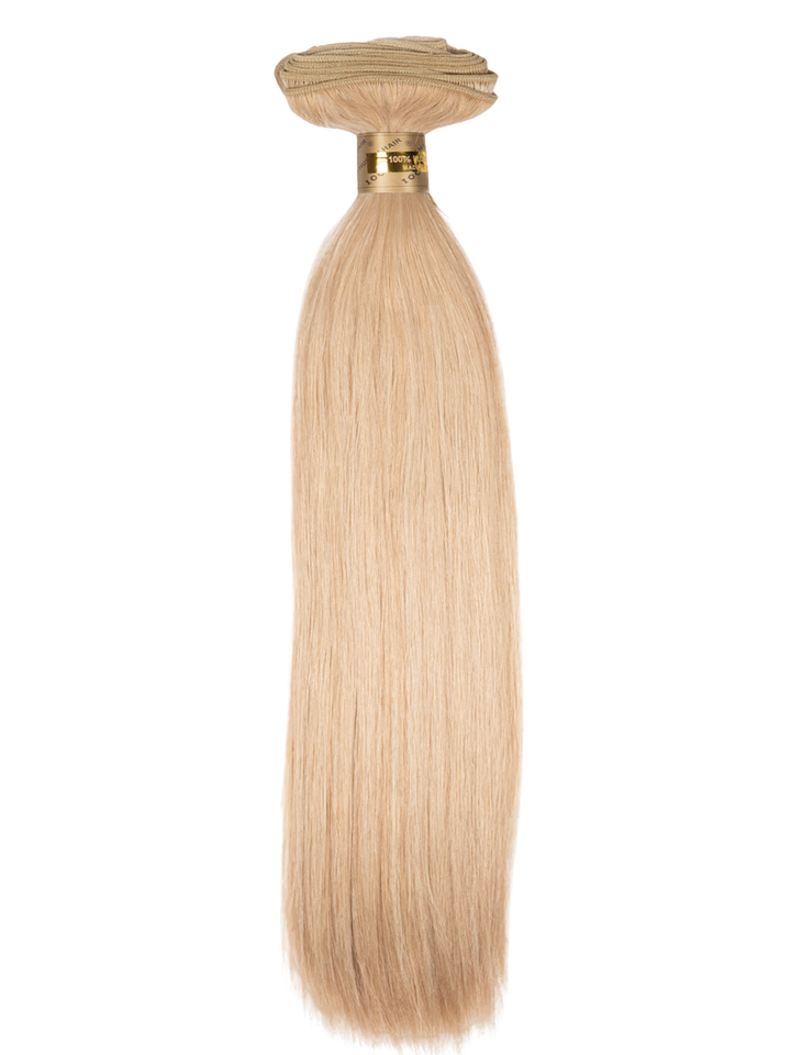 14" Machine Tied Weft - Silky Straight