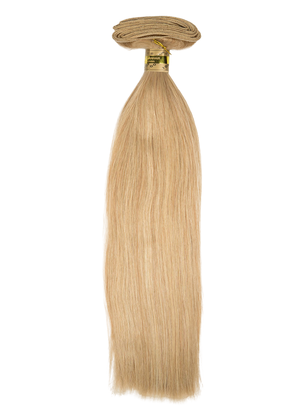 14" Machine Tied Weft - Textured Velvet Straight
